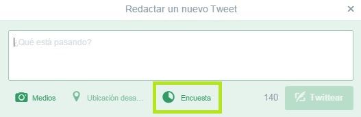 encuestas en Twitter