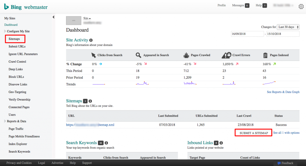 How to Add a Sitemap to Bing Webmaster Tools